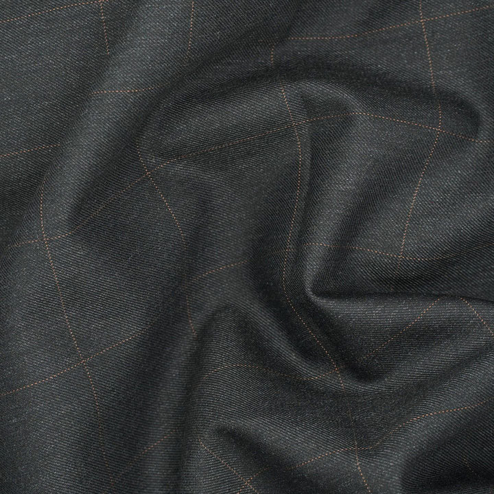 Black Suiting Fabric