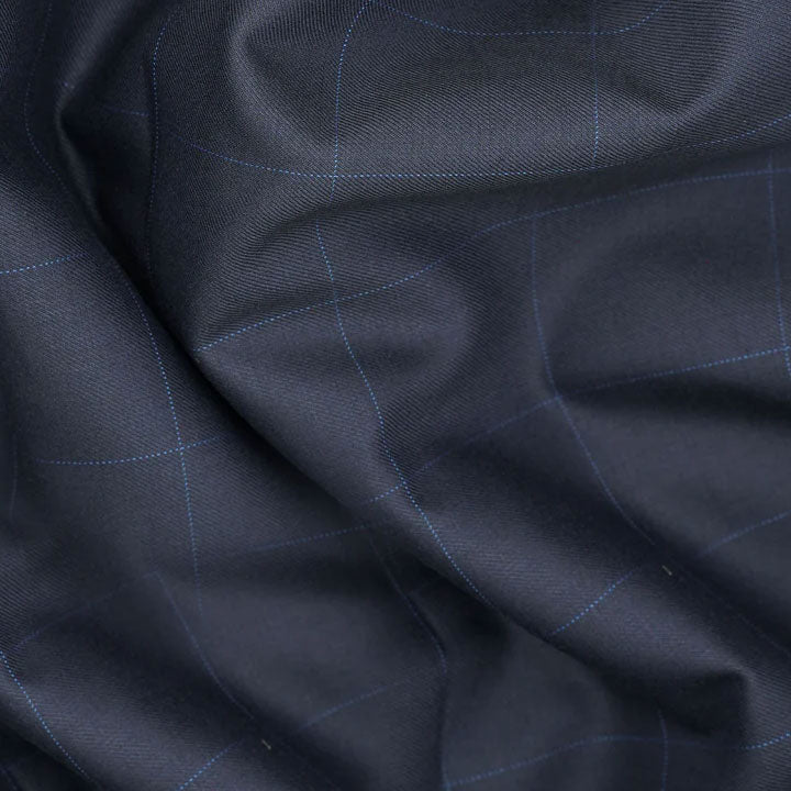 Royal Blue Suiting Fabric
