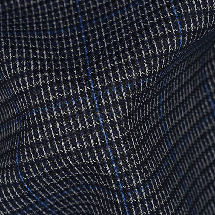 Blue Waistcoat Fabric